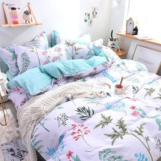 Colorful Leaves Childrens Bedding Set - Just Kidding Store