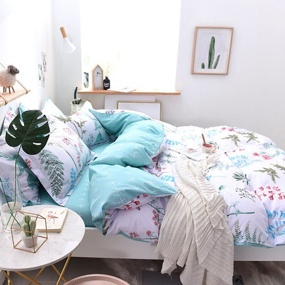 Colorful Leaves Childrens Bedding Set - Just Kidding Store