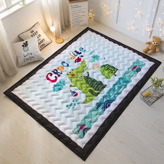 Quilted Play Mat - Baby Anti Skid Crawling Mat - Just Kidding Store