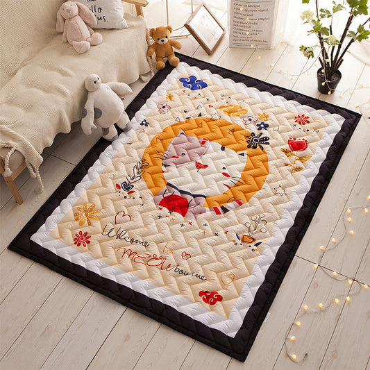 Quilted Play Mat - Baby Anti Skid Crawling Mat - Just Kidding Store