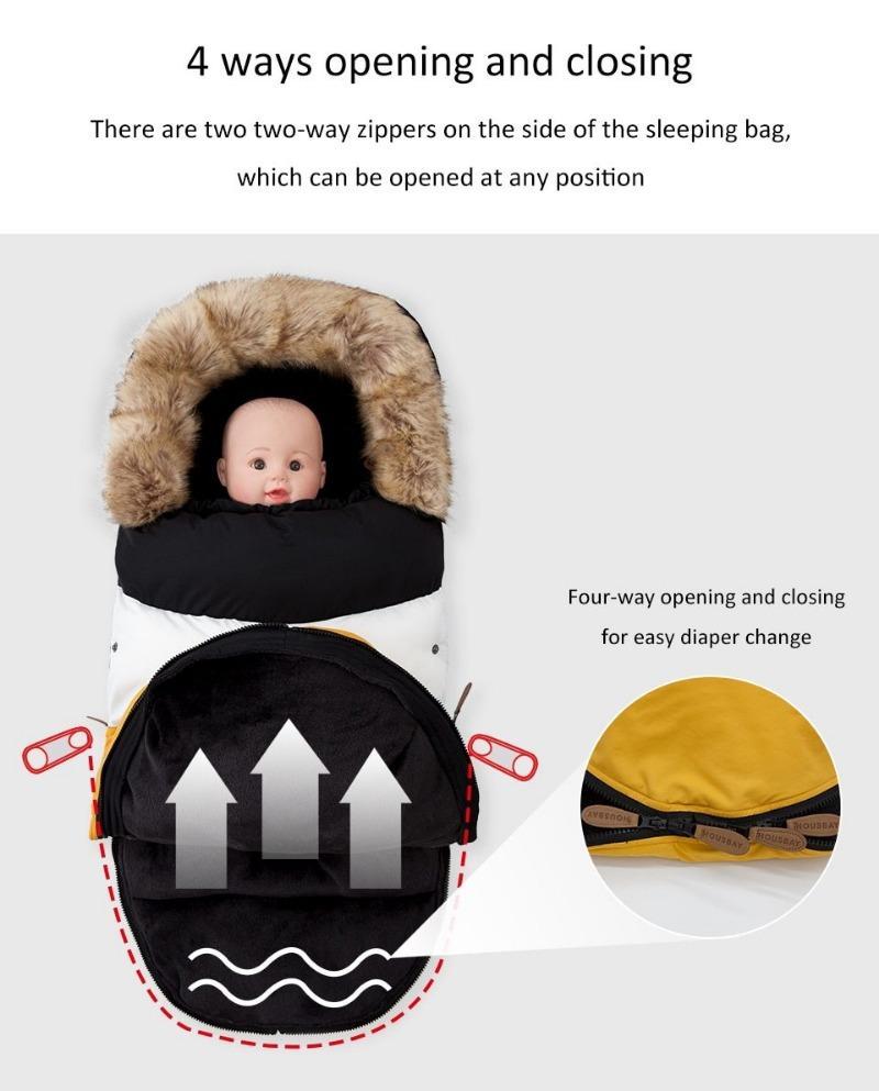 Stroller Footmuff - Winter Thick Pram Envelope - Just Kidding Store