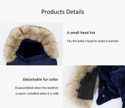 Stroller Footmuff - Winter Thick Pram Envelope - Just Kidding Store
