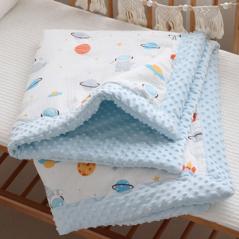 Winter Thick Cotton Baby Children Cover With Filler - Outer Space - Just Kidding  Store