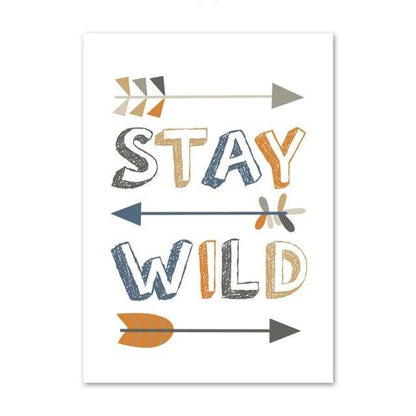 High Mountains Canvas Wall Art -  Adventure Inspired Prints - Just Kidding Store