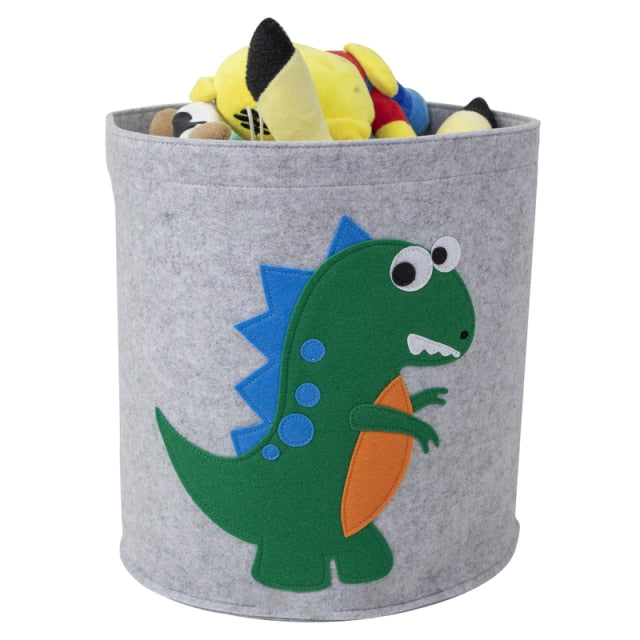 Felt Foldable Storage Basket - Toy Organizer - Just Kidding Store