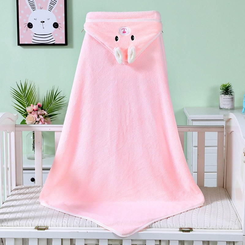 Hooded Baby Towel – Ultra Soft Bath Wrap - Just Kidding Store