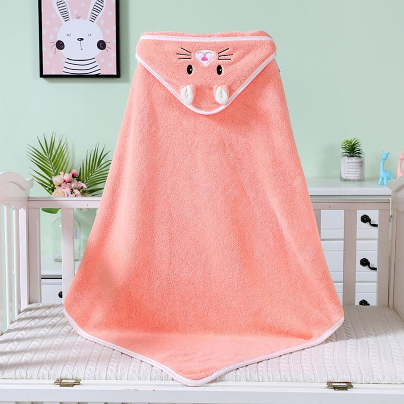 Hooded Baby Towel – Ultra Soft Bath Wrap - Just Kidding Store