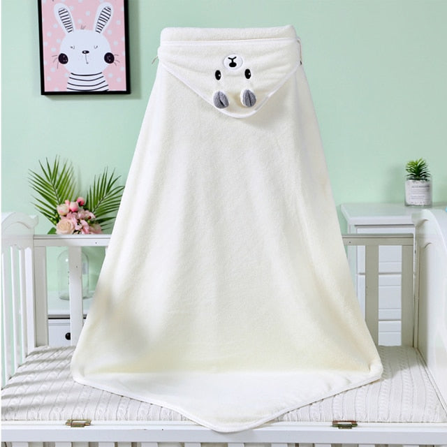 Hooded Baby Towel – Ultra Soft Bath Wrap - Just Kidding Store