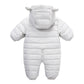 Warm Winter Baby Children Romper - Hooded Jumpsuit - Just Kidding Store