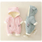 Winter Velvet Hooded Baby Kids Romper - Just Kidding Store