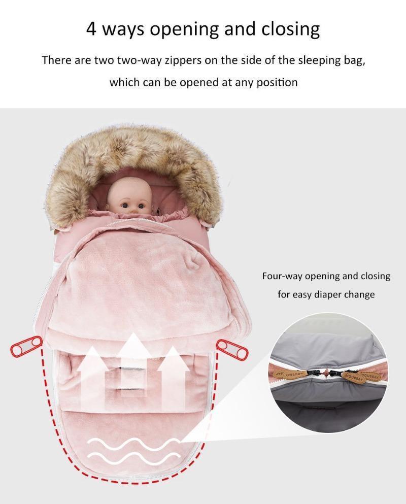 Stroller Footmuff - Winter Thick Pram Envelope - Just Kidding Store
