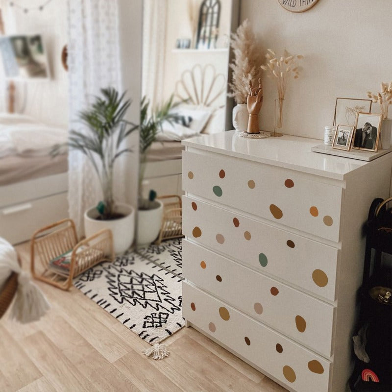 Boho Irregular Polka Dots Wall Decals - Just Kidding Store