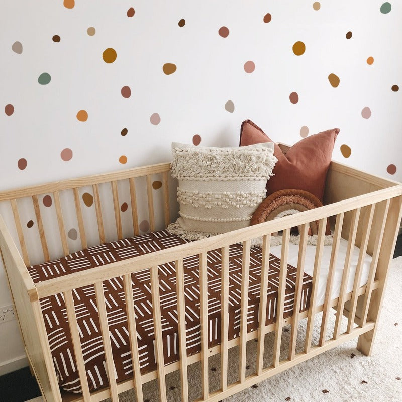Boho Irregular Polka Dots Wall Decals - Just Kidding Store