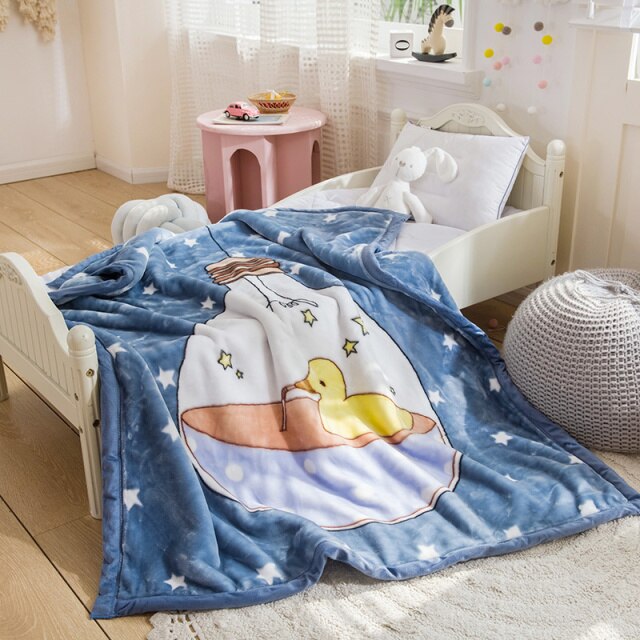 Fleece Blanket Designer Baby Boy Blankets Double Layer Blanket