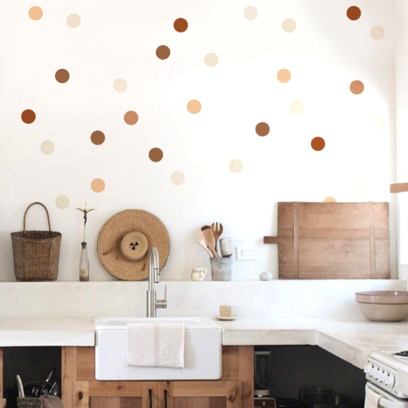 Boho Irregular Polka Dots Wall Decals - Just Kidding Store