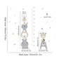 Animal Friends Height Measure Wall Decal - Growth Chart Sticker - Just Kidding Store