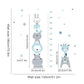Animal Friends Height Measure Wall Decal - Growth Chart Sticker - Just Kidding Store