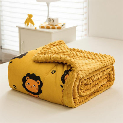 Winter Thick Kids Cotton Fleece Blanket Bed Throw - Just Kidding Store