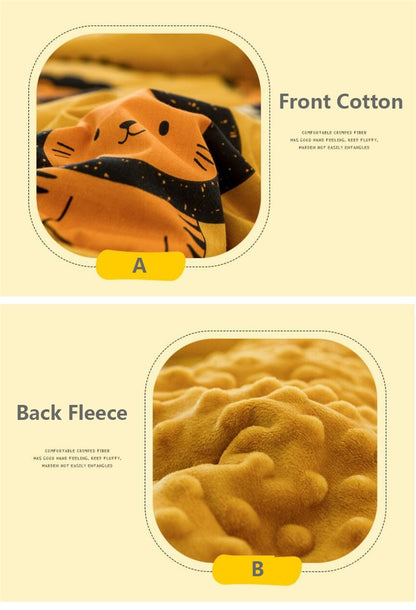 Winter Thick Kids Cotton Fleece Blanket Bed Throw - Just Kidding Store
