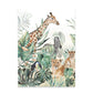 Tropical Jungle Canvas Wall Art - Nursery Animal Prints - Just Kidding Store