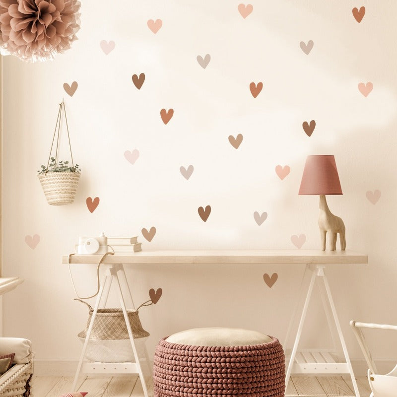 Boho Hearts Wall Sticker - Just Kidding Store
