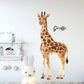 Big Giraffe Wall Decal - Kids Jungle Stickers - Just Kidding Store