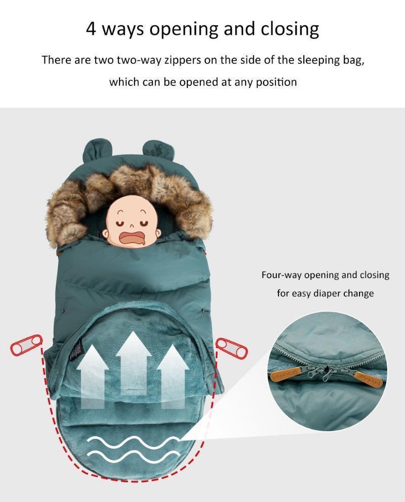 Stroller Footmuff - Baby Children Winter Thick Pram Envelope - Just Kidding Store