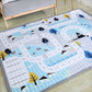 Oversized Play Mat - Quilted Anti Skid Carpet - Nordic Forest