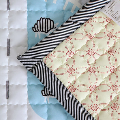 Oversized Play Mat - Quilted Anti Skid Carpet - Nordic Forest
