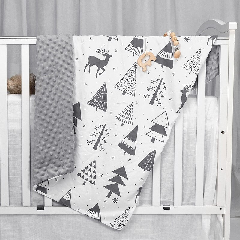 Double Sided Blanket - Baby Bed Cover - Just Kidding Store