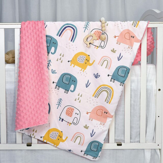 Double Sided Blanket - Baby Bed Cover - Just Kidding Store