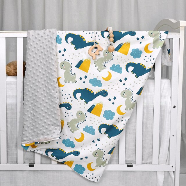 Double Sided Blanket - Baby Bed Cover - Just Kidding Store