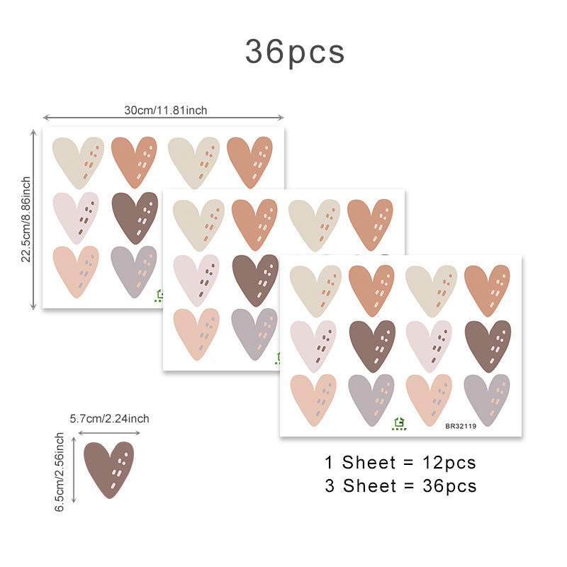 Boho Heart Wall Sticker - Just Kidding Store