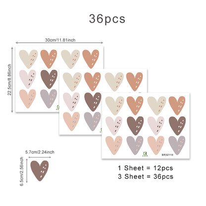 Boho Heart Wall Sticker - Just Kidding Store