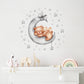 Watercolour Moon Elephant Nursery Wall Sticker Decals - Just Kidding Store