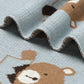 Little Bears Cotton Knitted Baby Nursery Blanket - Just Kidding Store