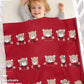 Little Bears Cotton Knitted Baby Nursery Blanket - Just Kidding Store