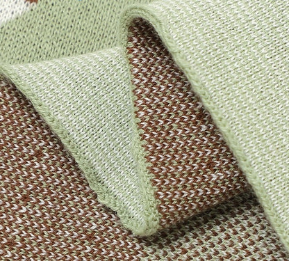 Little Squirrel Cotton Baby Children Knit Blanket - Just Kidding Store