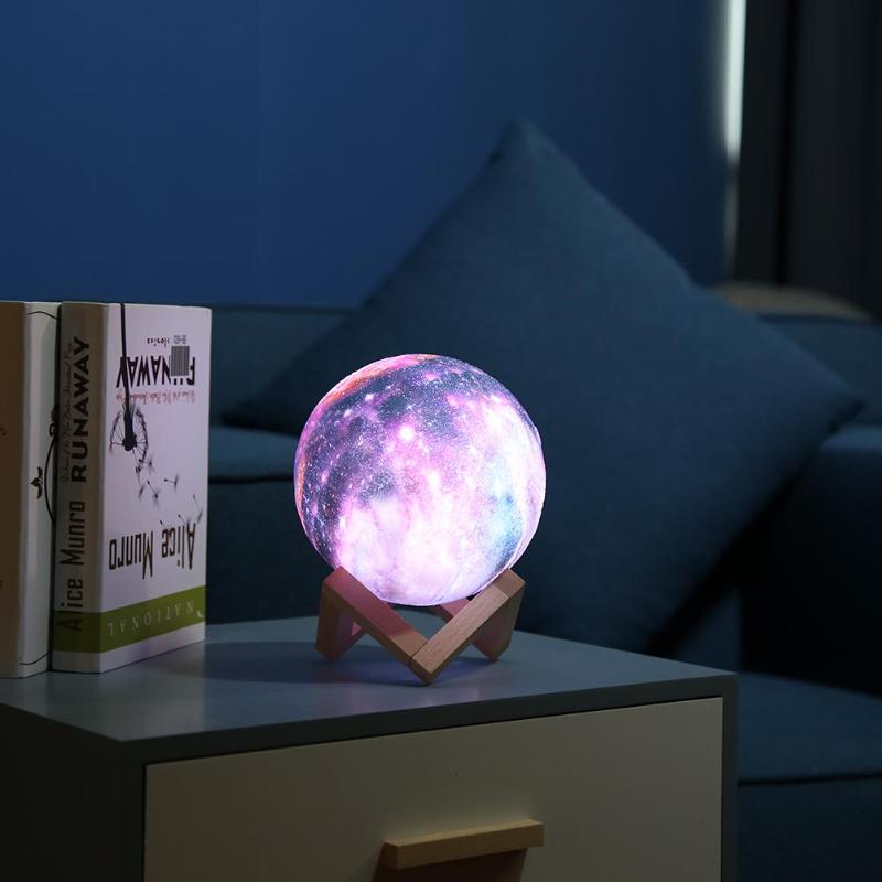 Galaxy Lamp - Enchanting 3D Print Night Light - Just Kidding Store