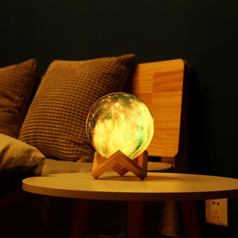 Galaxy Lamp - Enchanting 3D Print Night Light - Just Kidding Store