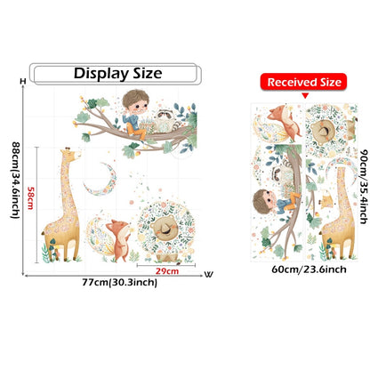 Boy With A Flute Wall Decal Nursery Stickers - Just Kidding Store