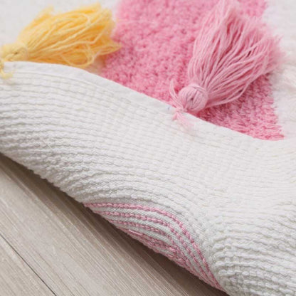 Rainbow Tassel Rug - Just Kidding Store