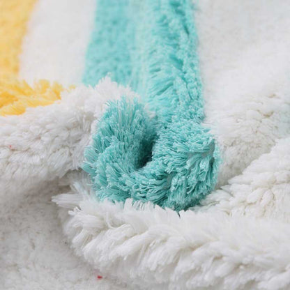 Rainbow Tassel Rug - Just Kidding Store