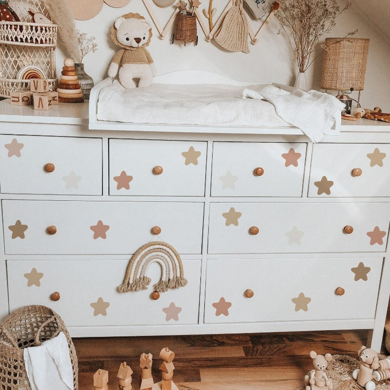 Boho Star Wall Stickers - Just Kidding Store