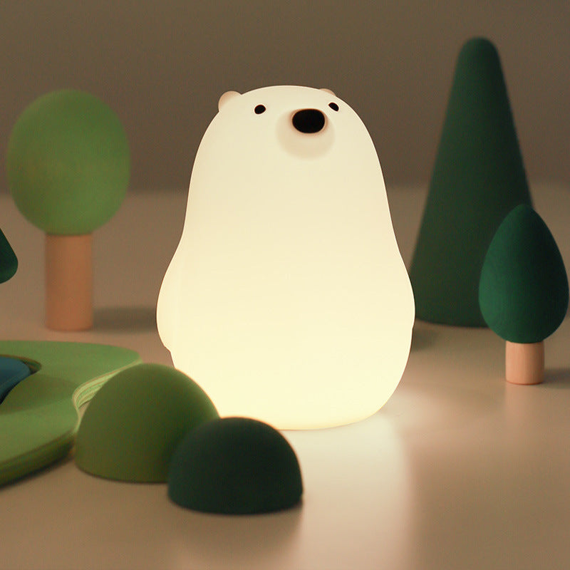 Polar Bear LED Night Lamp - Touch Sensor Lights - Just Kidding Store