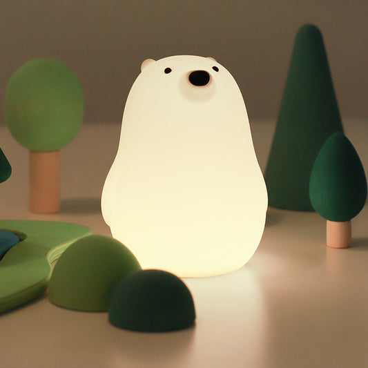 Polar Bear LED Night Lamp - Touch Sensor Lights - Just Kidding Store