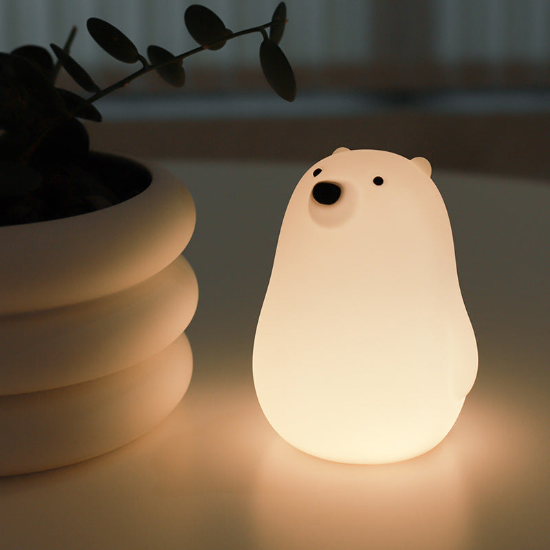 Polar Bear LED Night Lamp - Touch Sensor Lights - Just Kidding Store