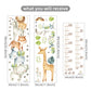 Safari Height Measure Wall Decal Growth Chart Sticker - Just Kidding Store