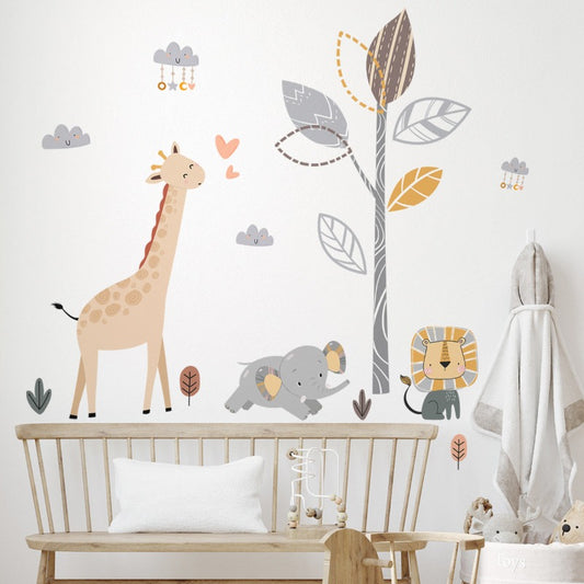Jungle Safari Nursery Wall Stickers - Just Kidding Store