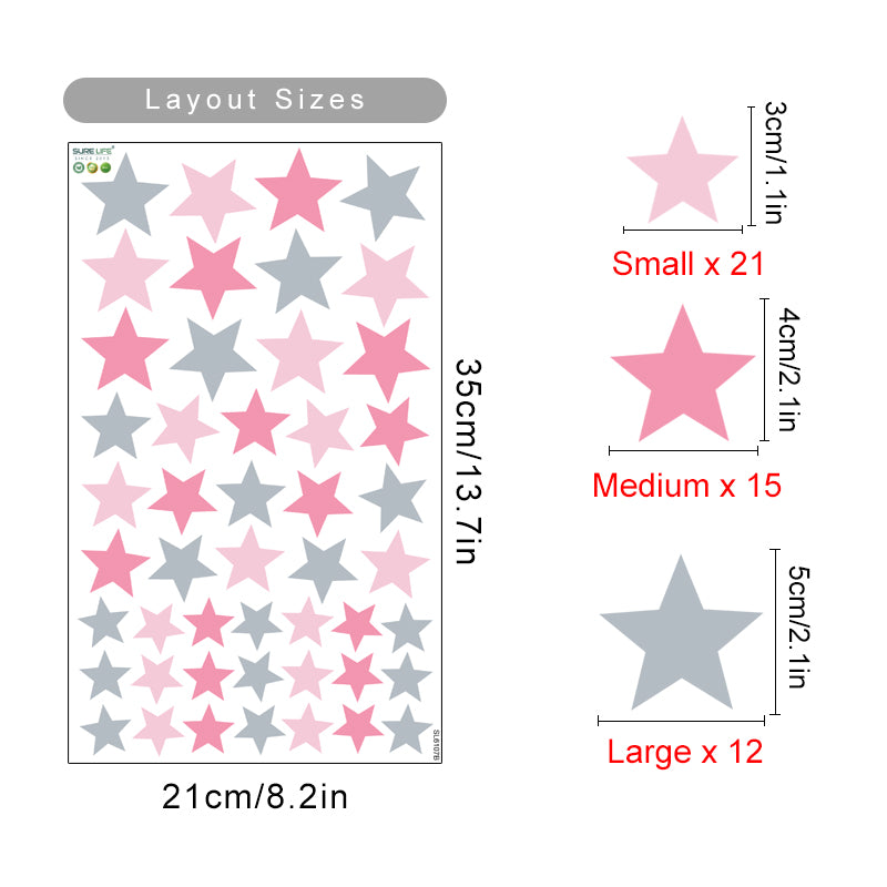 All Over Stars Wall Stickers - Just Kidding Store